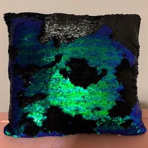 Mermaid sequin pillow